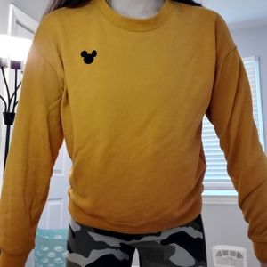 Mickey Mustard Crewneck